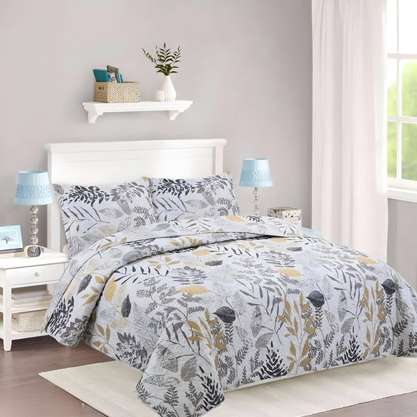 Cubrecama estampado 1 1/2P