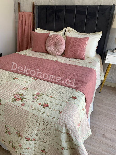 Cubrecama estampado 1 1/2P