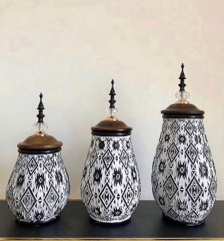 Trio de jarrones Modelo Marroquíes