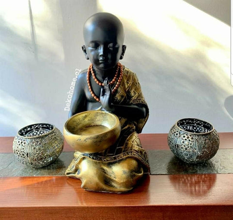 Buda meditando portavela