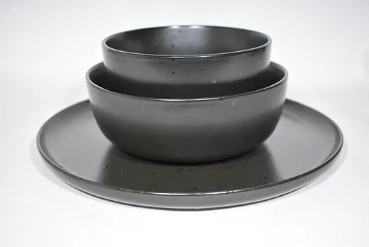 Set negro matte ( 3 piezas)