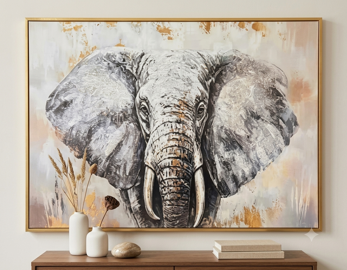 Cuadro elefante