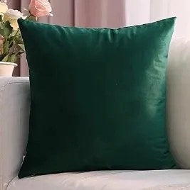 Funda cojín Terciopelo verde