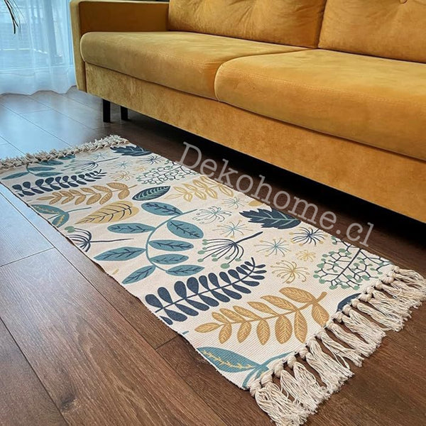 Alfombra Algodón hojas