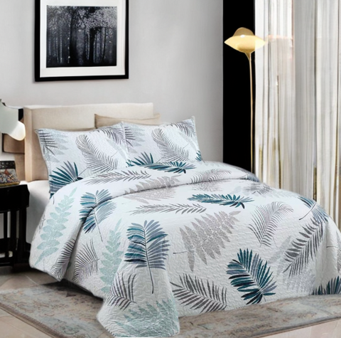 Cubrecama estampado 2P