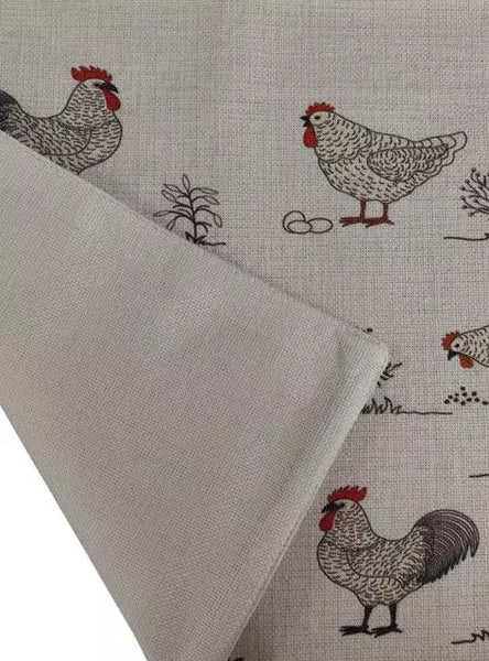 Pack 6 individuales gallinas