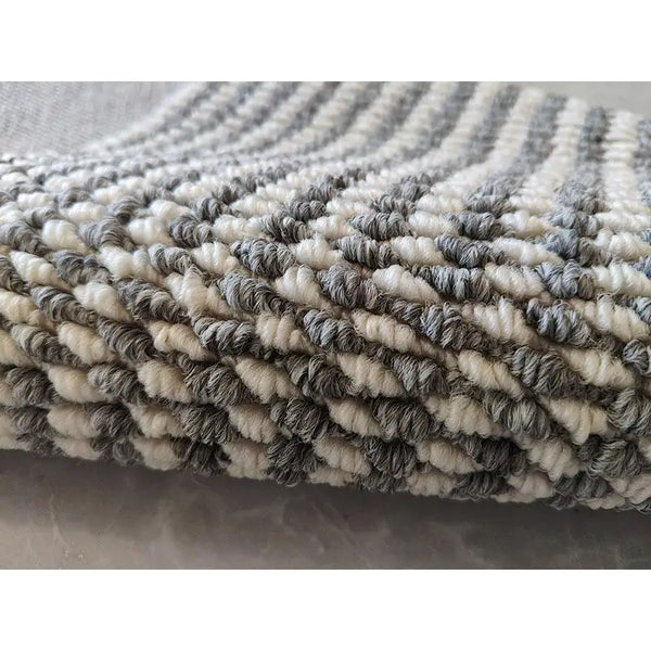 Pasillera Sisal 180x60cm gris puntos