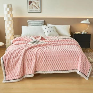 Frazada Mod: Cerrillos Rosada  200x230cm