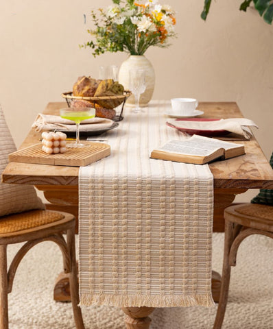 Camino de mesa Modelo Eva beige