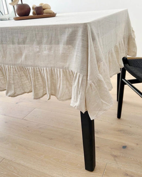 Mantel lino beige