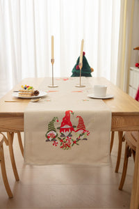 Camino de mesa Navidad duendes