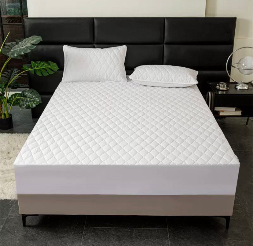Cubrecolchon 2P blanco