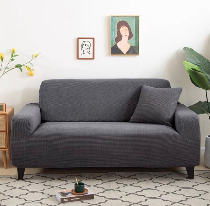 Funda sillon textura 3 cuerpos Gris.