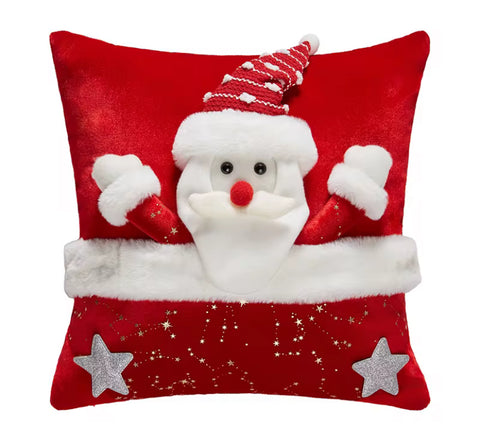 Funda cojin 3D Pascuero Rojo