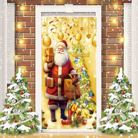 Funda elástica navidad Puerta CD191