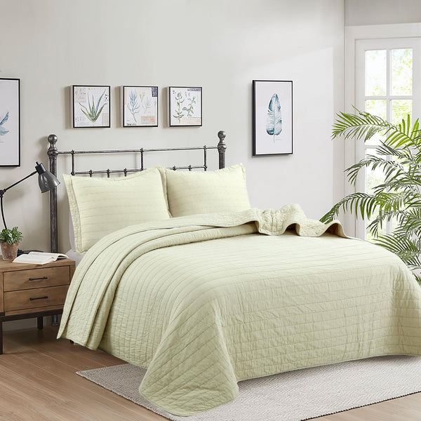 Cubrecama King beige