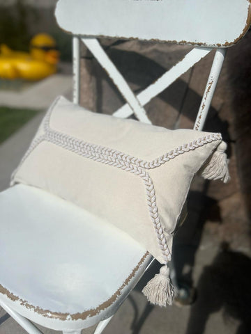 Funda cojín Modelo Trenza rectangular