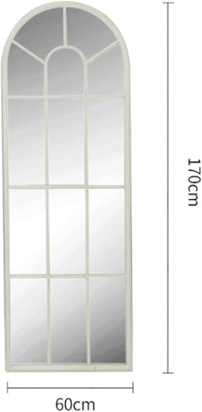 Espejo ventana dorado