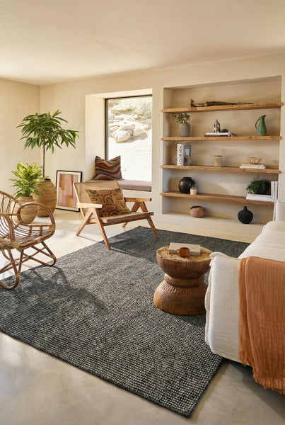 Alfombra Chine 200x300cm Negro