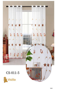 02 Visillos bordados Navidad Mod:01
