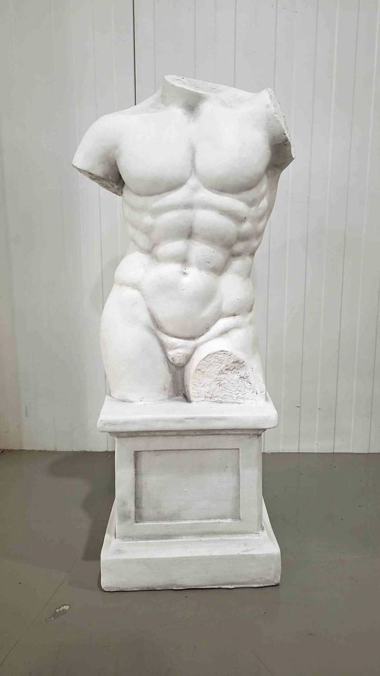 Escultura resina torso masculino