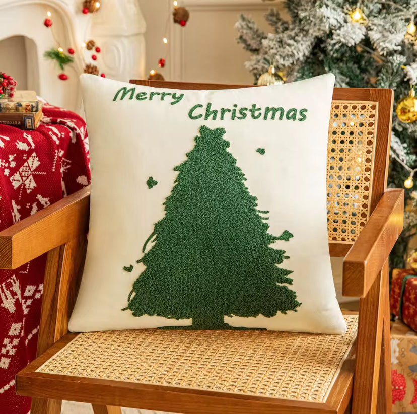 Funda bordada Navidad Mod:Árbol