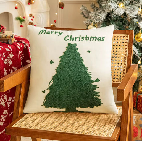 Funda bordada Navidad Mod:Árbol