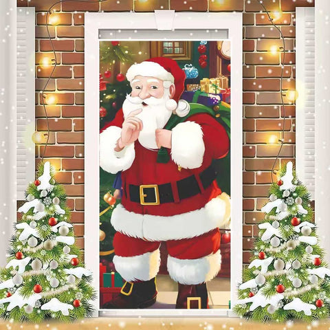 Funda elástica navidad Puerta Cd197