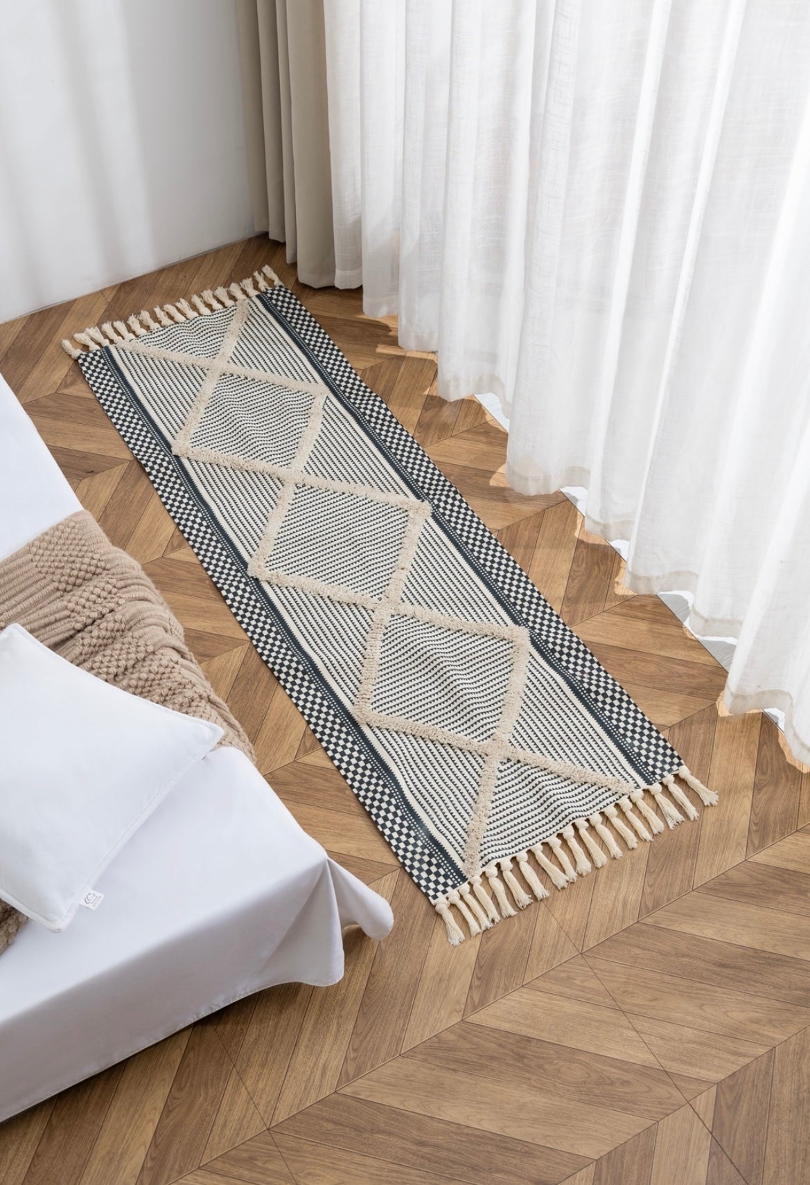 Alfombra kilim azul
