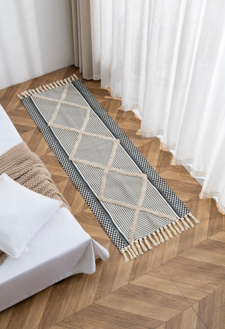 Alfombra kilim azul