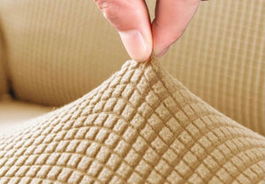 Funda sillon textura 3 cuerpos Beige.