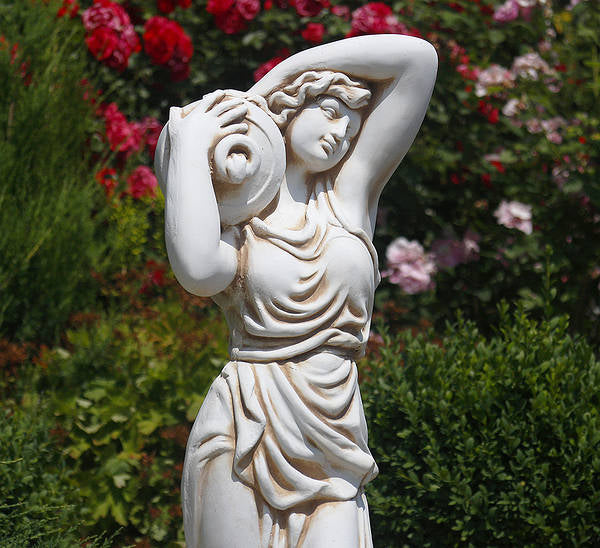 Escultura resina renacentista jarrón