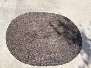 Alfombra yute ovalada
