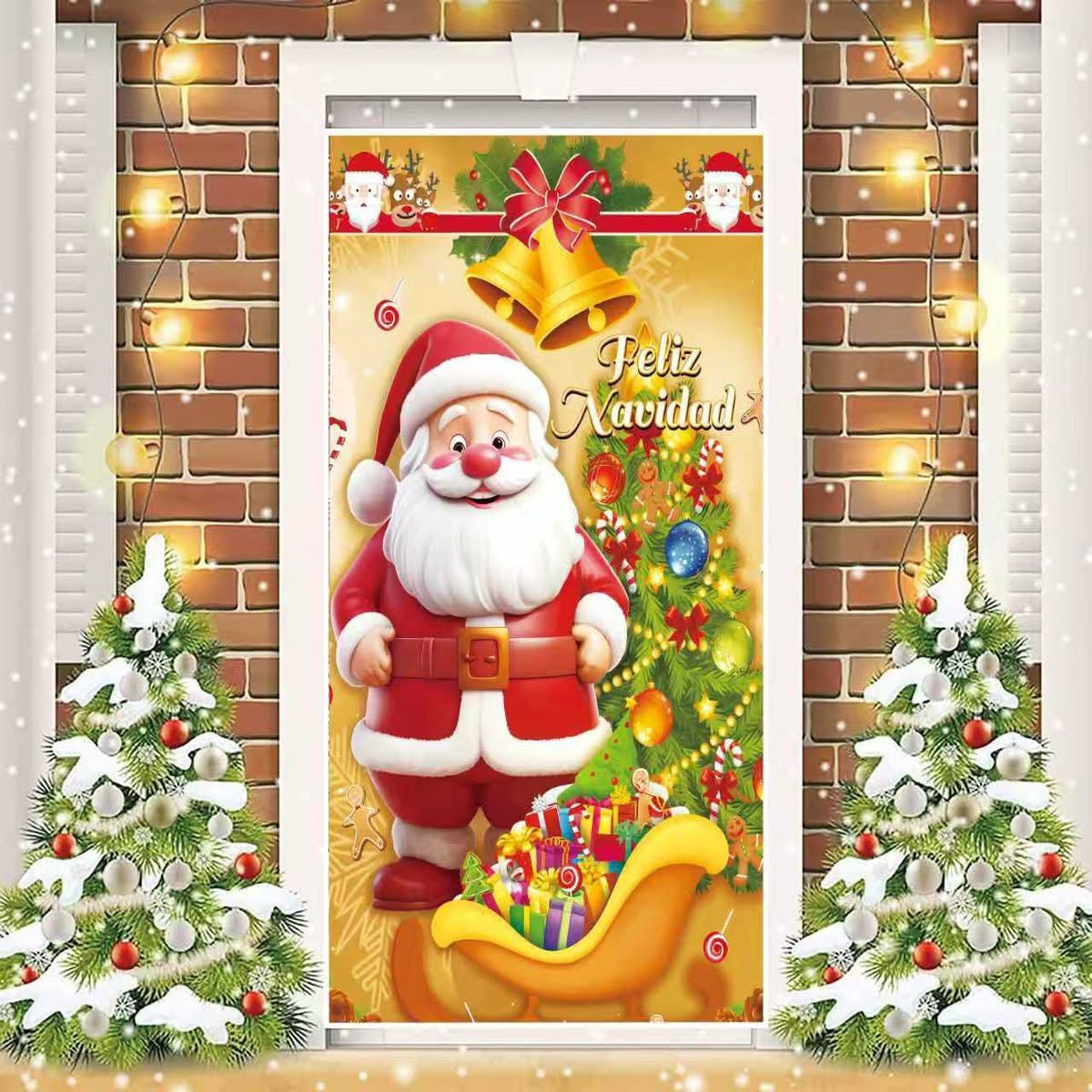 Funda elástica navidad Puerta CD177