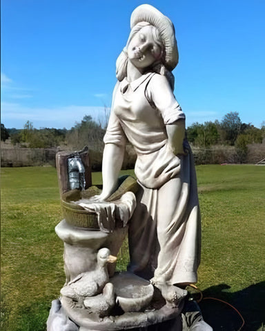 Fuente de agua lavandera