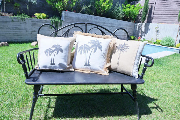 Funda de cojín palmera 1