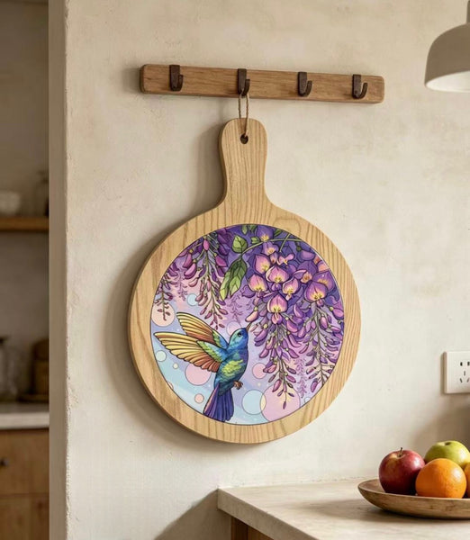 Tabla picaflor violeta