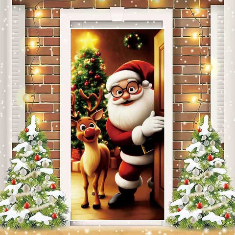 Funda elástica navidad Puerta CD155