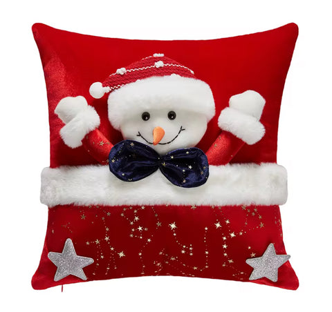 Funda cojin 3D Pingüino Rojo