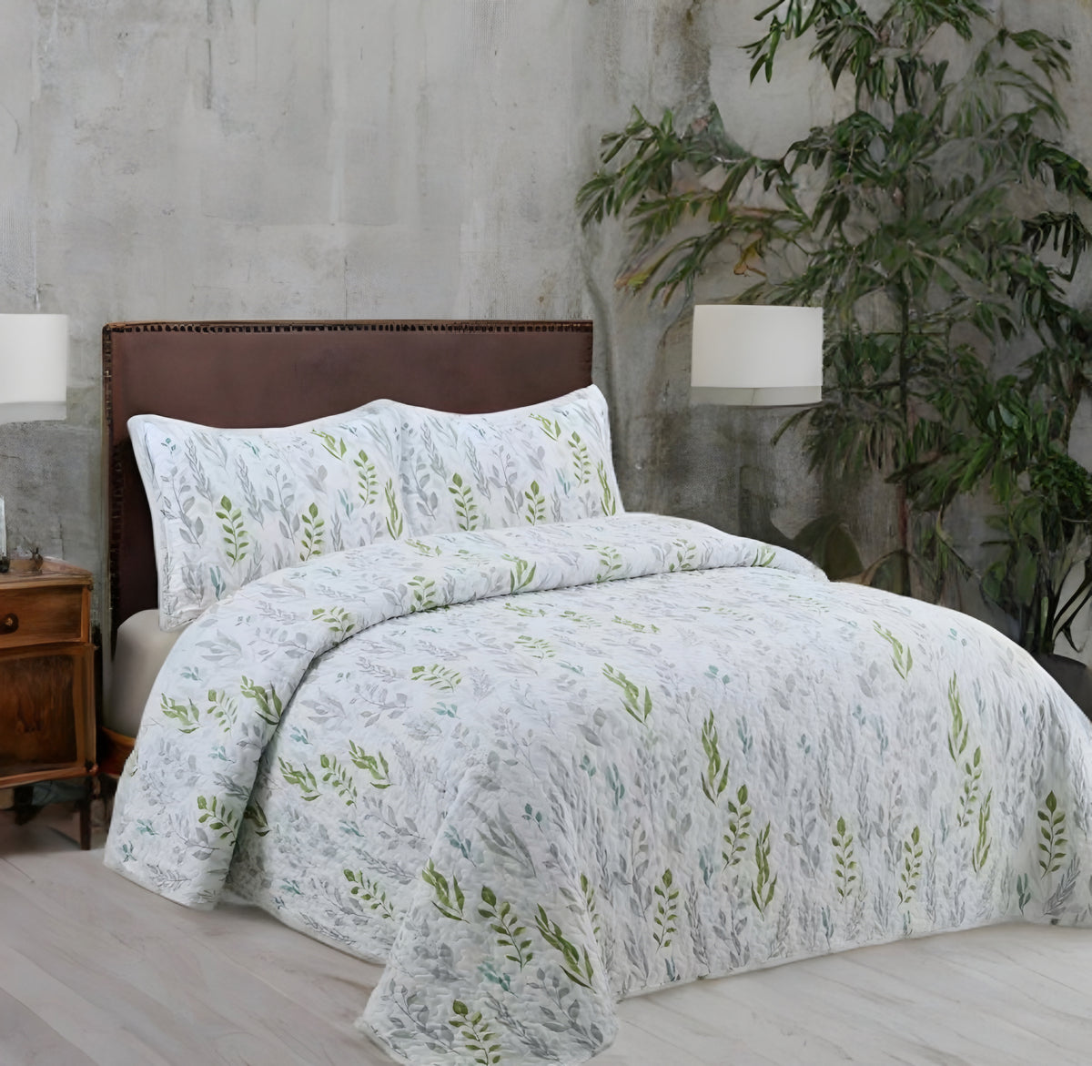 Cubrecama estampado 2P