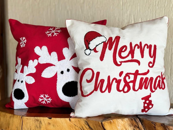 Funda bordada Navidad Mod: Renos