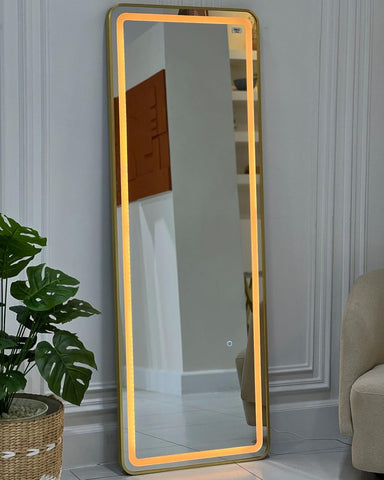 Espejo Atril rectangular LED 160cm