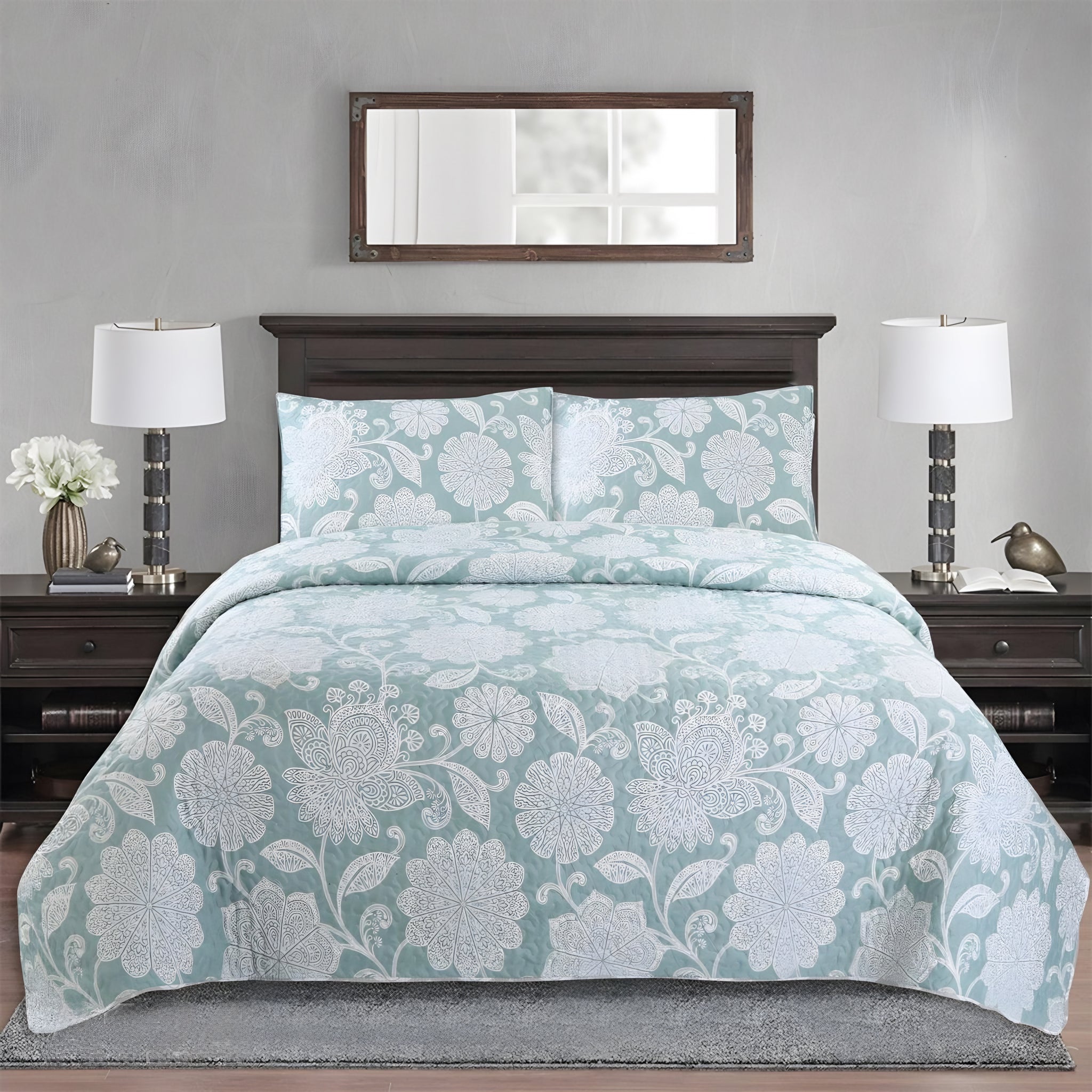 Cubrecama estampado 2P