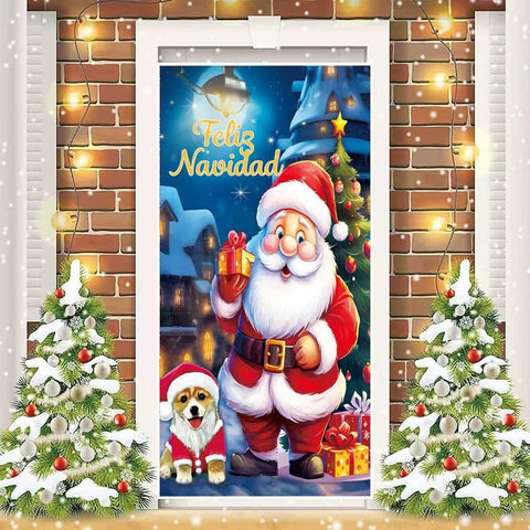 Funda elástica navidad Puerta CD192.