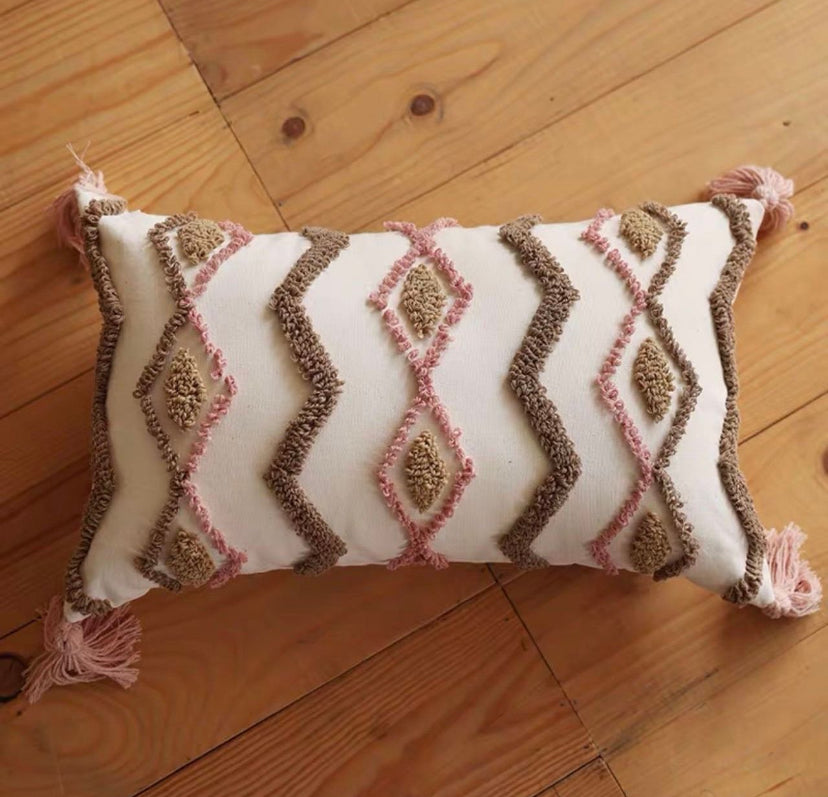 Funda de Cojin Agustina Rectangular Boho