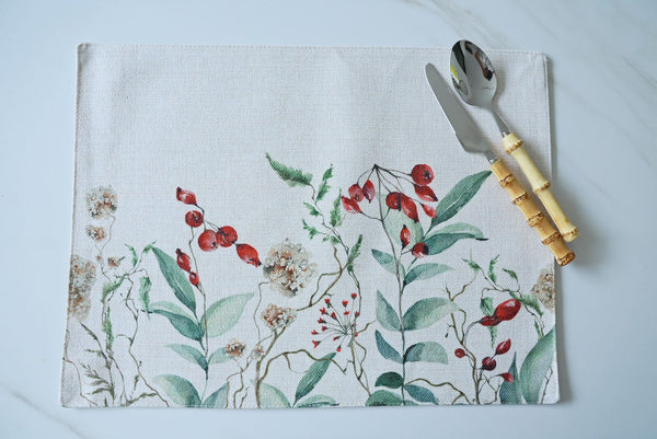 Pack 6 individuales Rosa mosqueta