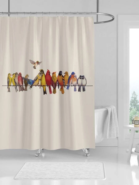 Cortina de baño CB19 Pajaritos