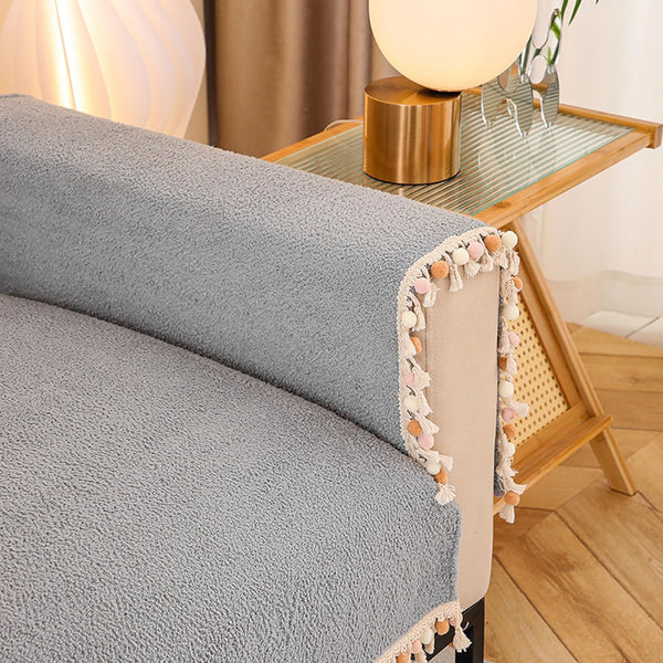 Funda sillon textura 3 cuerpos gris
