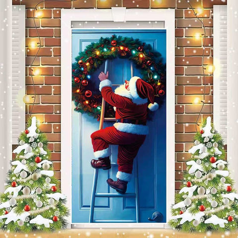 Funda elástica navidad Puerta CD130