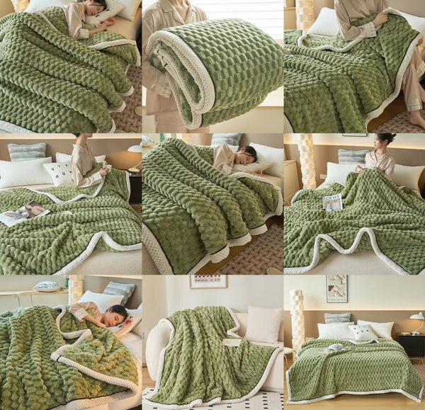 Frazada Mod: Cerrillos Pistacho  200x230cm